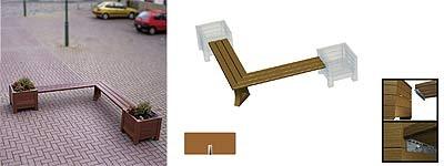 BANCA CU JARDINIERA